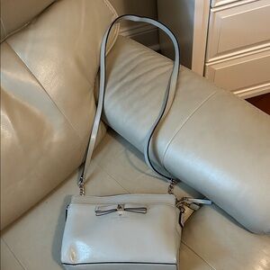 Kate Spade Light Gray Crossbody Bag